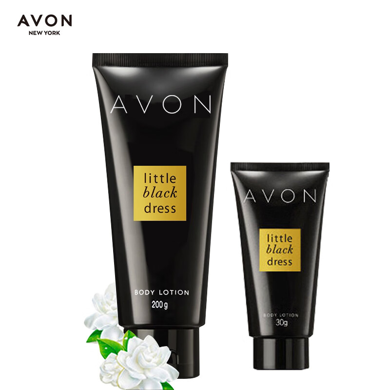 雅芳(avon)小黑裙香体乳金裙红裙今日明日永恒保湿滋润身体乳 小黑裙