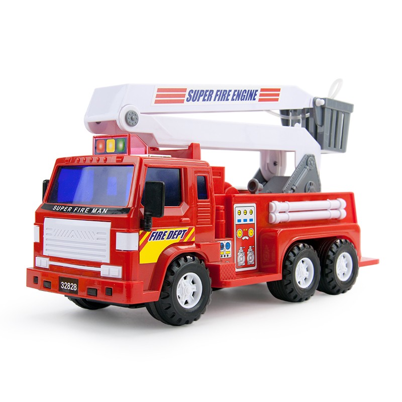 力利(lili)消防车玩具超大号升降云梯车救火男孩儿童可喷水消防车汽车