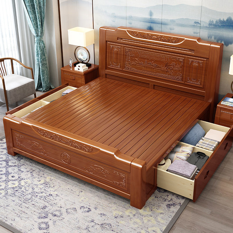 舒格亚实木床1.8米双人1.