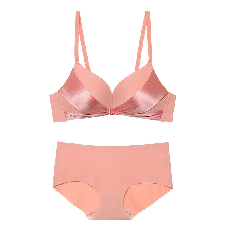 莫拉爱慕甜心;molaimersweet蝴蝶结无痕内衣女小胸聚拢上托收副乳胸罩