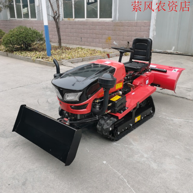旭杉斯履带式旋耕机微耕机农用耕地机水旱两用拖拉机柴油四驱农用小