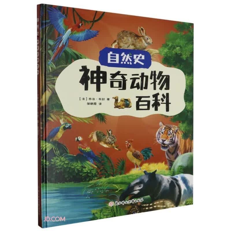 自然史:神动物百科 精装硬壳儿童故事绘本幼儿园儿童科普早教书非注音版课外书 