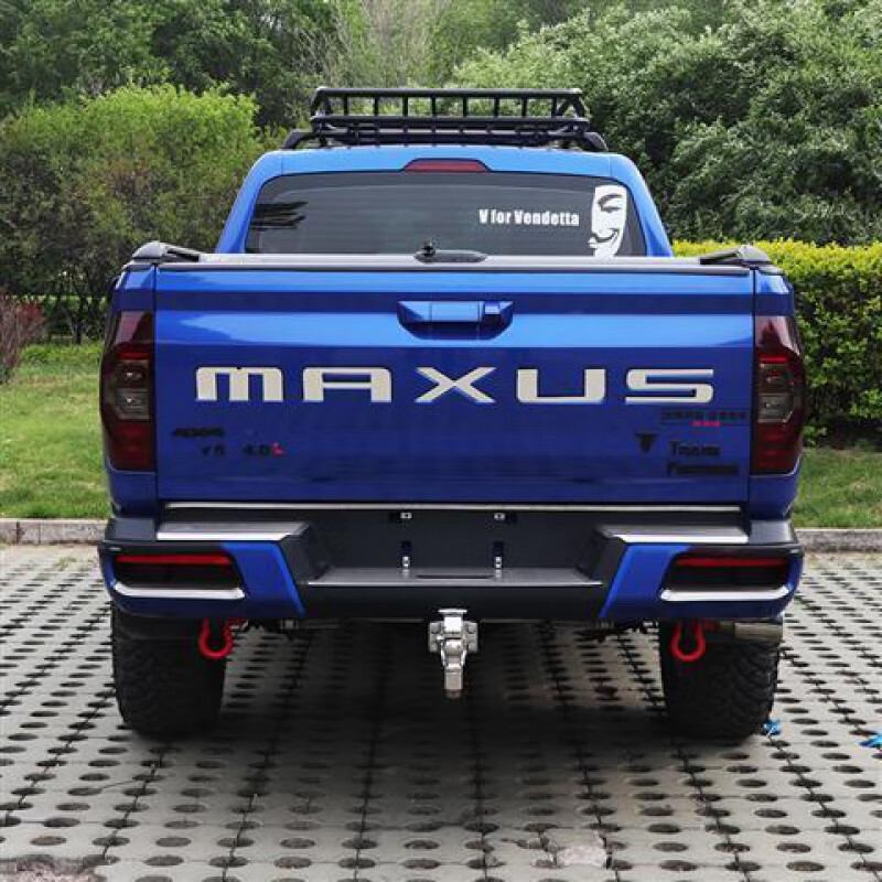 娅琦大通t60改装件尾门车标车贴上汽大通t60皮卡装饰maxus字标t70