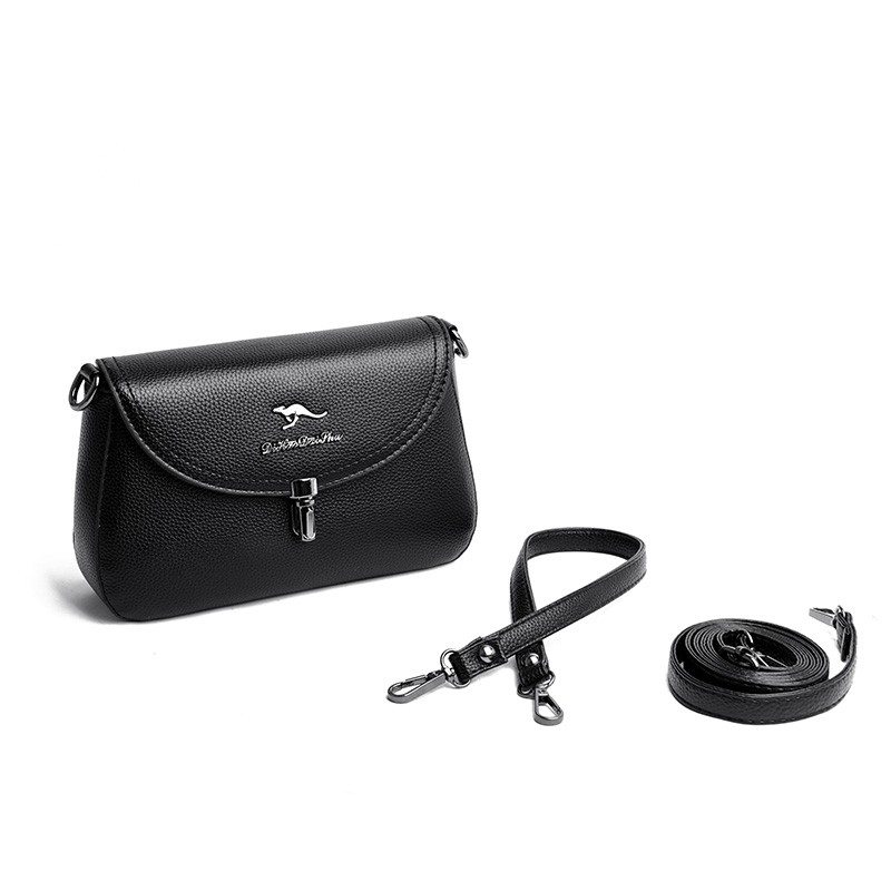 晶轼包包女包2025新款软皮单肩包女士休闲百搭中老年妈妈包斜挎包小包 绿色