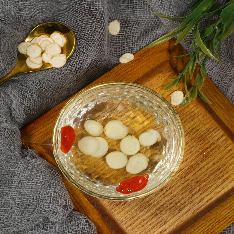 星诺饮 西洋参非进口长白山花旗参含片吉林西洋参切片（直径小于0.8cm）西洋参片泡水枸杞罐装滋补软支 100克 * 1罐