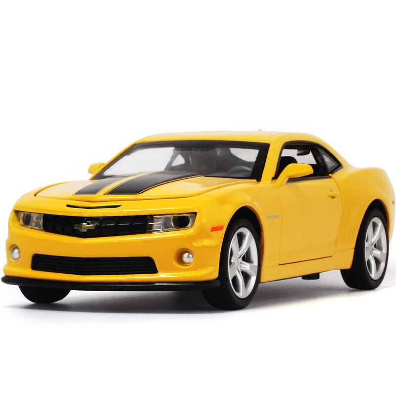 回力雪佛兰大合金黄蜂车模成真黄色左右67026k