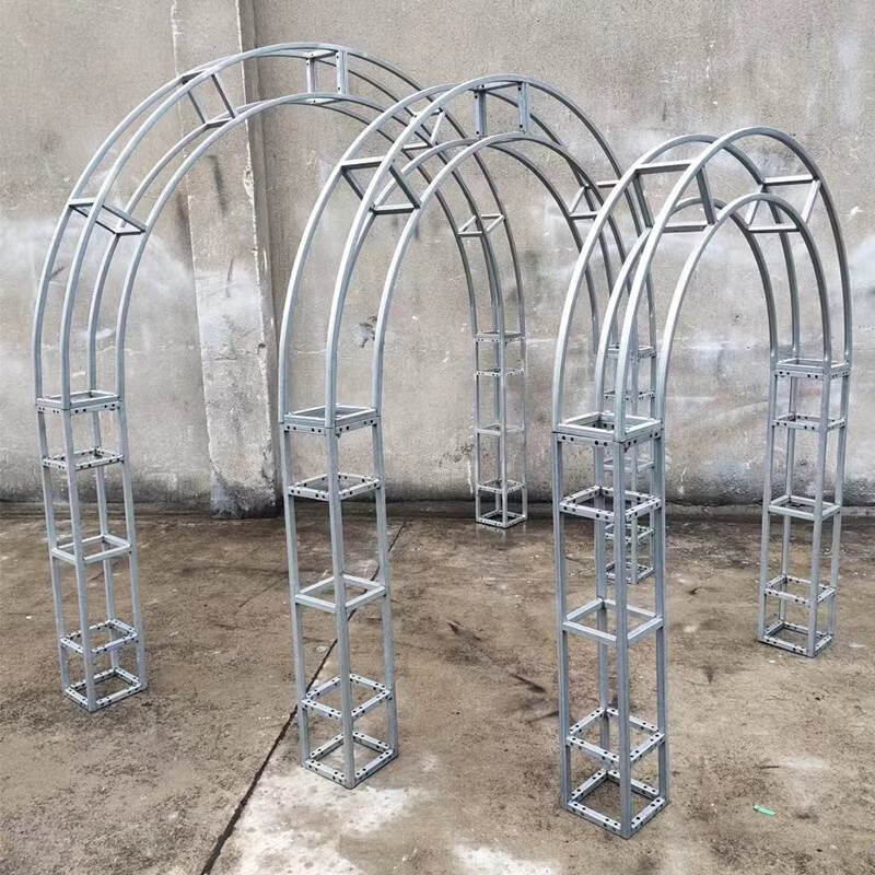 惠利得定制拱门桁架弧形半圆铁艺造型婚庆支架花门架圆弧铁拱形架子长