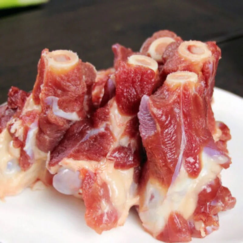 内蒙中敖带肉羔羊棒骨a清真带肉羔羊棒骨头羊棒骨 3斤