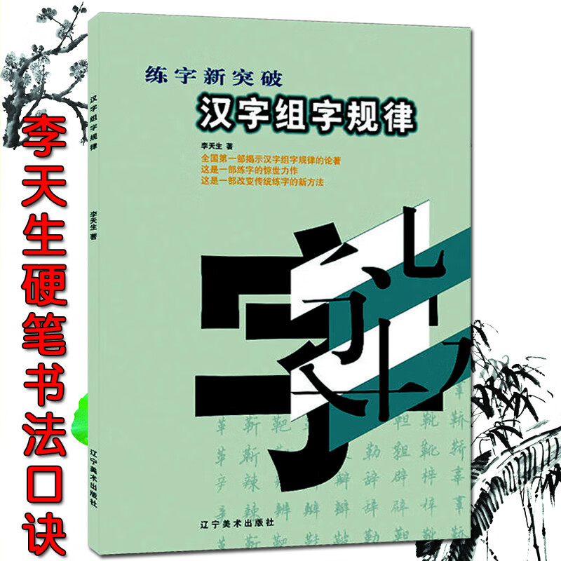 硬笔书法教程 李天生汉字组字规律练字新突破少儿硬笔书法零基础教程