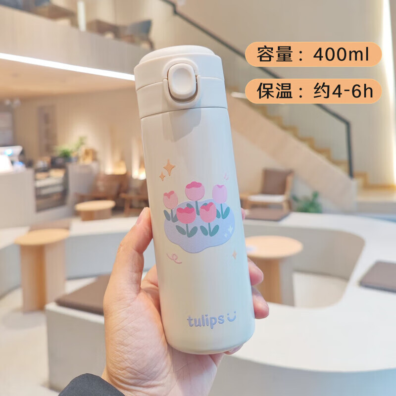 缔晶围巾女秋冬季2025新款女生披肩高档暖冬四件套手套圣诞节礼物女生 新款四件套【围巾帽子保温杯暖手宝】TH16