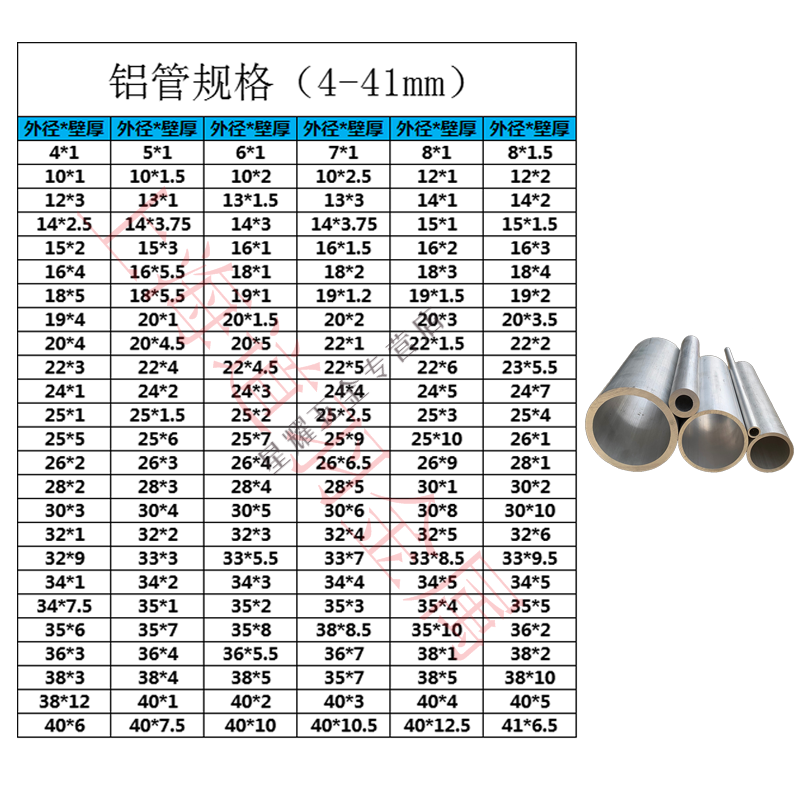 铝管子空心管6061无缝铝管厚壁可出票 铝管