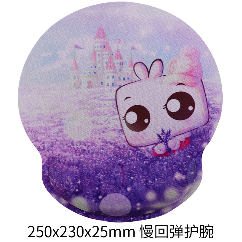 CAPERE (铠雷) 鼠标垫护腕慢回弹小号 电脑个性创意娱乐办公游戏滑鼠垫手托游戏垫 灰色H322