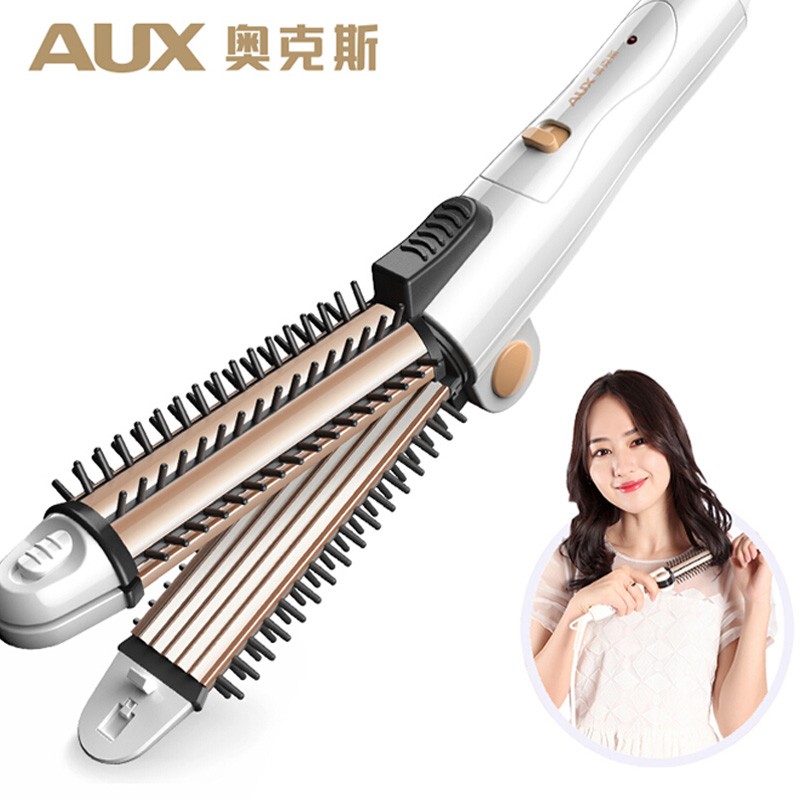 奥克斯（AUX）电卷发棒直发梳女大卷直发两用器梳玉米烫夹板自动神器懒人迷小型卷发神器S209S怎么样,好用不?
