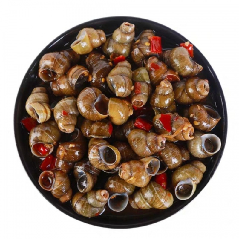 寒宁香辣炒田螺即食螺丝肉海鲜零食唆螺泥螺鲜活熟食麻辣螺蛳 200克