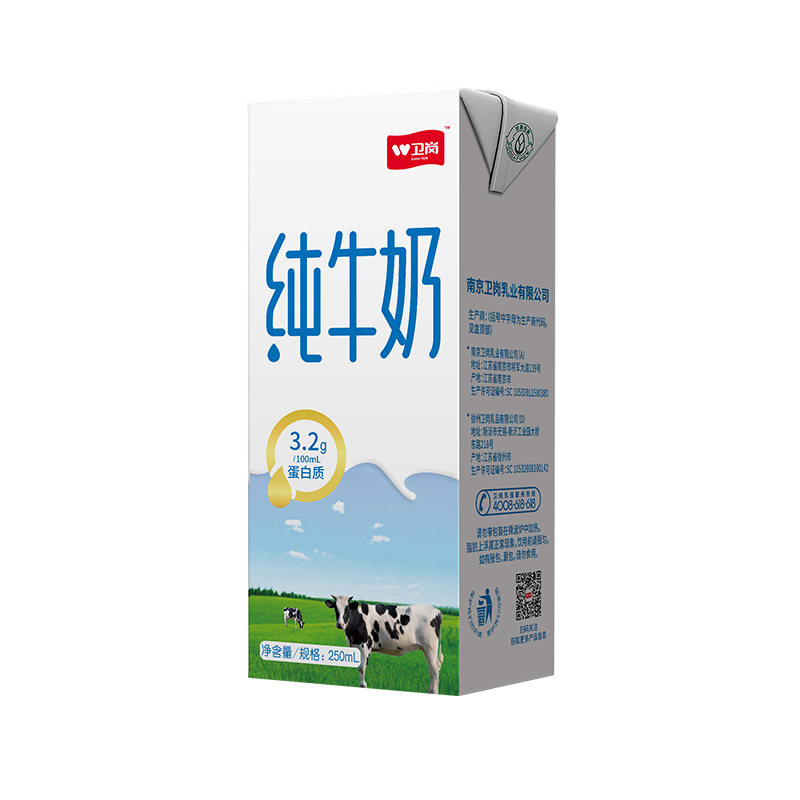 价格走势数据:卫岗纯牛奶250ml*20盒/早餐牛奶