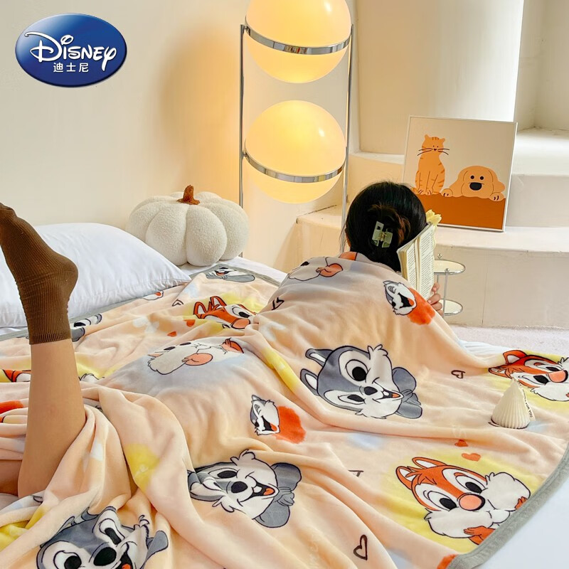 迪士尼（Disney）儿童毯成人盖毯空调办公室毛毯宿舍家用午休车载草莓熊小毯子盖腿 小松鼠 120*150cm（约0.6KG)使用感如何?
