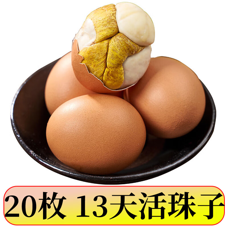 淳果一木活珠子新鲜13天鸡胚蛋开袋即食钢化毛蛋香辣五香熟食食品生鲜鸡蛋 活珠子-五香味 20枚