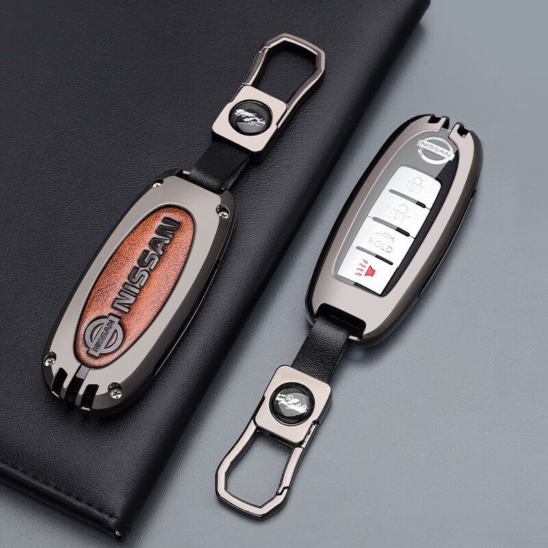唐杉天籁钥匙套2021款舒适版高档适用日产尼桑汽车扣壳真皮金属男
