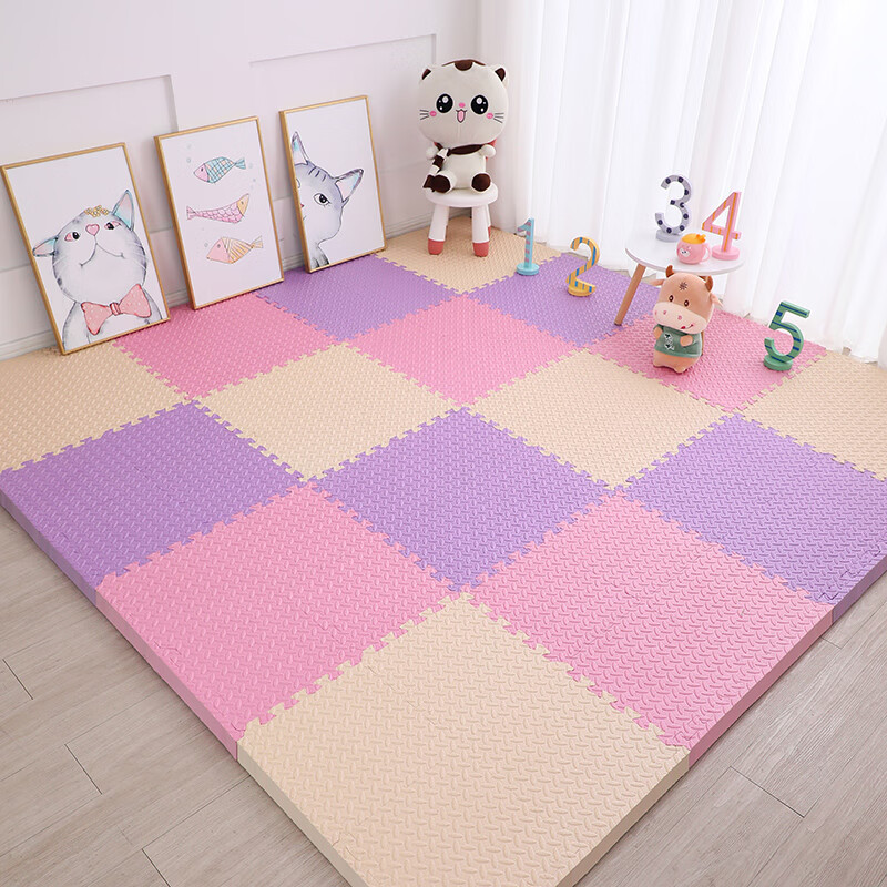 泡沫地垫拼接家用儿童爬行垫海绵地板垫拼图榻榻米垫子婴儿爬爬垫 米