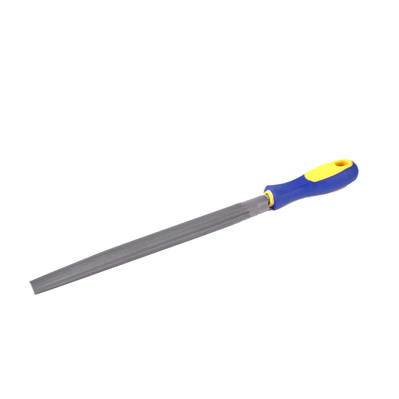 威达中齿胶柄半圆锉刀橡胶手柄舒适防滑 150mm