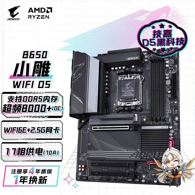 技嘉 B650 WIFI AORUS ELITE AX DDR5 图 2