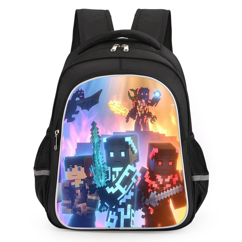 我的世界书包初中生 动漫我的世界书包儿童书包小学生一二五三到六年