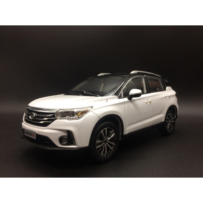广汽传祺gs4车模1:18原厂trumpchi精品汽车收藏模型礼品摆件 象牙白