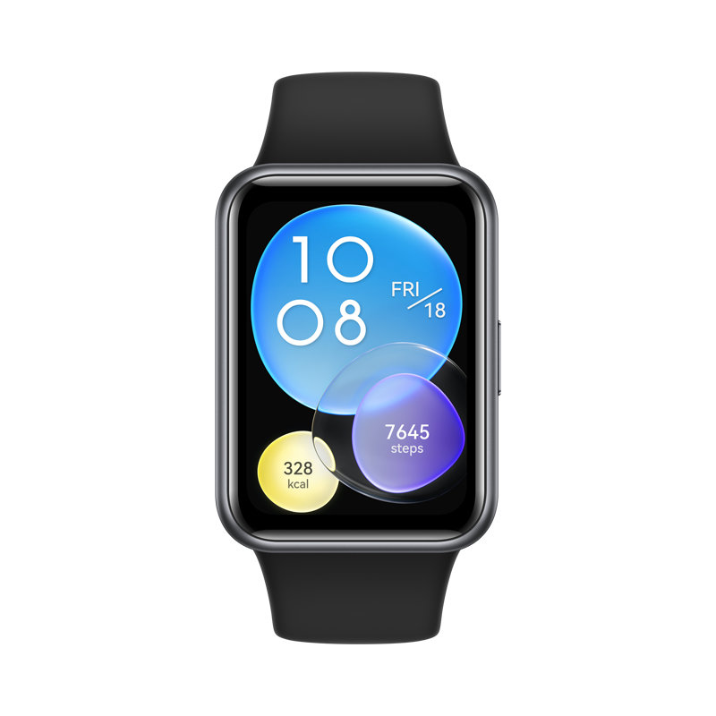 HUAWEI 华为 WATCH FIT 2华为手表智能手表蓝牙通话幻夜黑