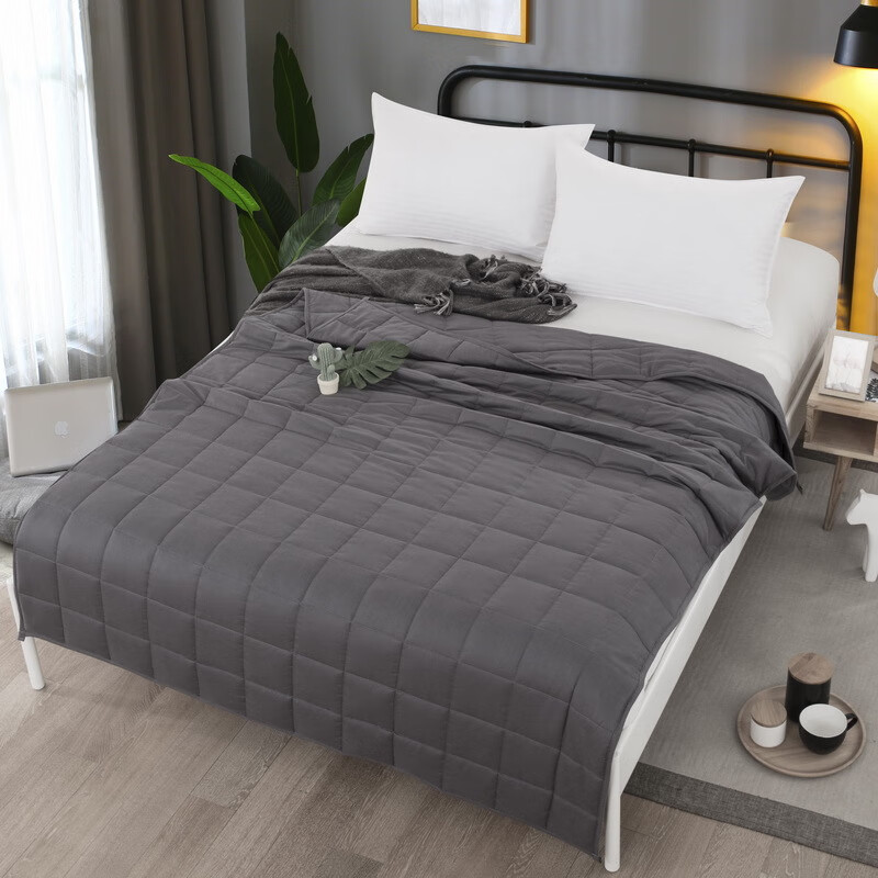 铭汇通重力毯美国重力被缓解改善失眠子夏凉空调被春秋被冬季 (灰色)