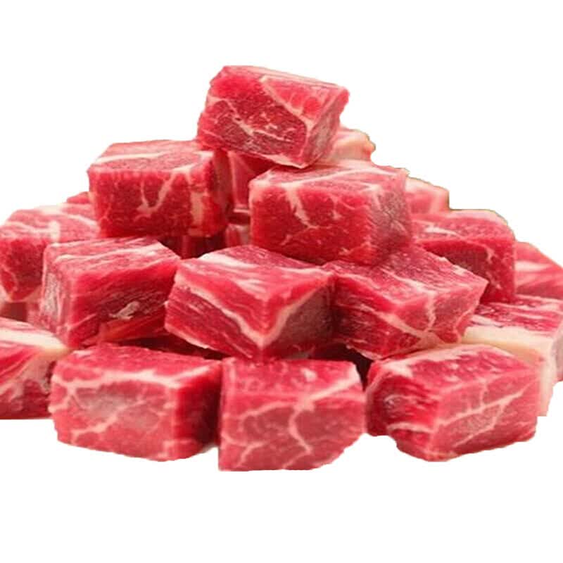 万鲜王雪花牛肉粒牛腩块牛肉粒新鲜美味500g