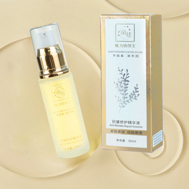 润祛抗皱修护精华液羊胎素玻色因润抗皱修护精华液羊胎素玻色因衰老