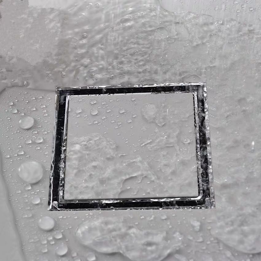 隐形地漏304地漏不锈钢地漏隐藏地漏酒店淋浴房卫生间防臭地漏 10*10