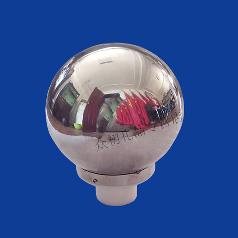 不锈钢球户外旗杆配件360度顺风旋转装置旗杆不锈钢球冠旗杆球头 360