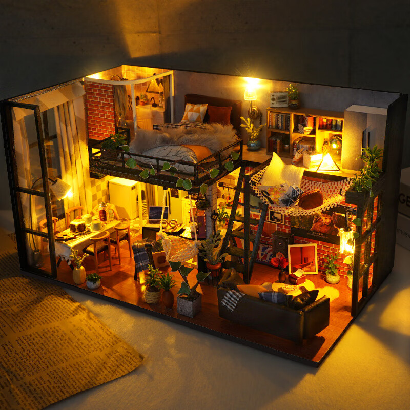 巧之匠diy手工小屋阁楼别墅小房子场景建筑模型屋生日礼物女生 文艺乌托邦+工具+防尘罩+音乐使用感如何?