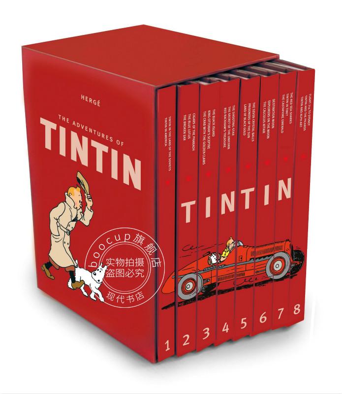 现货 丁丁历险记套装 英文原版 tintin collection the adventures of