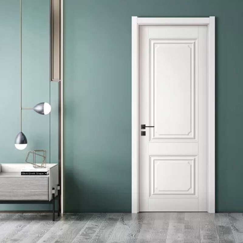 简约白色的实木复合家用免漆木门卧室室内定制套装房门房间门 单门扇