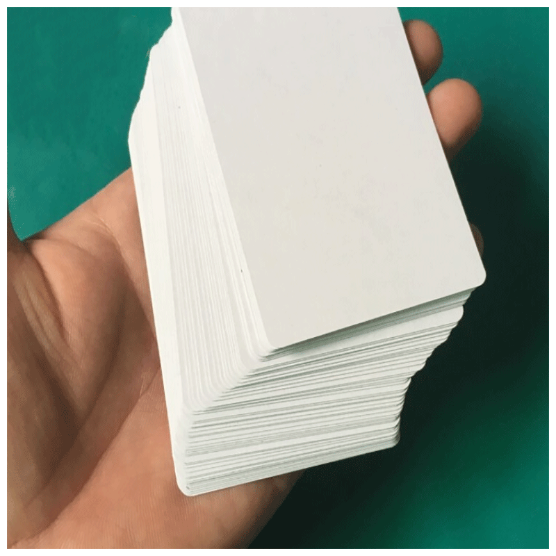 zoci双面空白扑克牌可写画卡片飞牌道具魔术认字卡卡牌拼音卡 54张/副