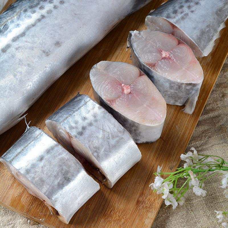 三蟹岛 大鲅鱼 马鲛鱼 鲜活速冻马鲛鱼海捕鱼类大海鱼 海鲜水产海鱼礼盒 13斤装/1条