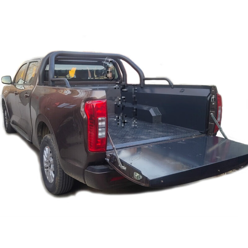 欧洲版皮卡车铁钢板车厢后箱保车箱保护盒 长城炮标箱1米52_钢板喷漆