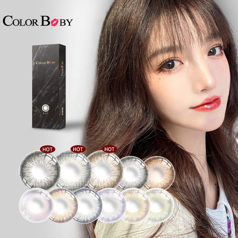 ColorBaby彩色隐形眼镜价格走势，原装进口材料，超大直径14.5男女混血网红款