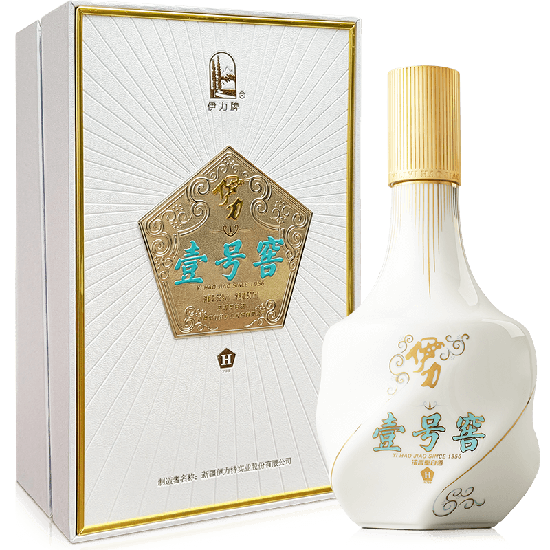 新疆伊力特52度浓香型白酒伊力壹号窖(和谐版) 单瓶500ml