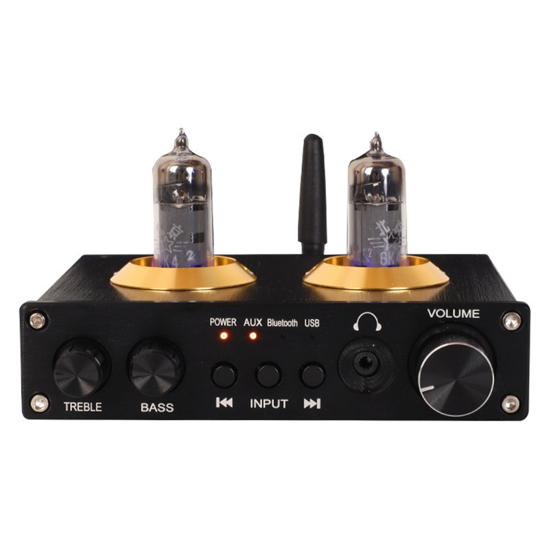 A9发烧电子管胆前级5.0蓝牙HIFI前置放大器高低音调节USB无损播放 A9