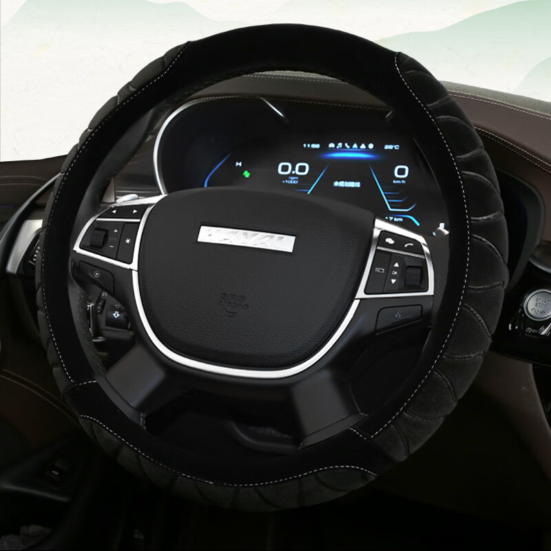 款哈弗h6h2h3初恋h5赤兔f5f7h9h8哈弗m6大狗冬季短毛 【波纹款】黑色