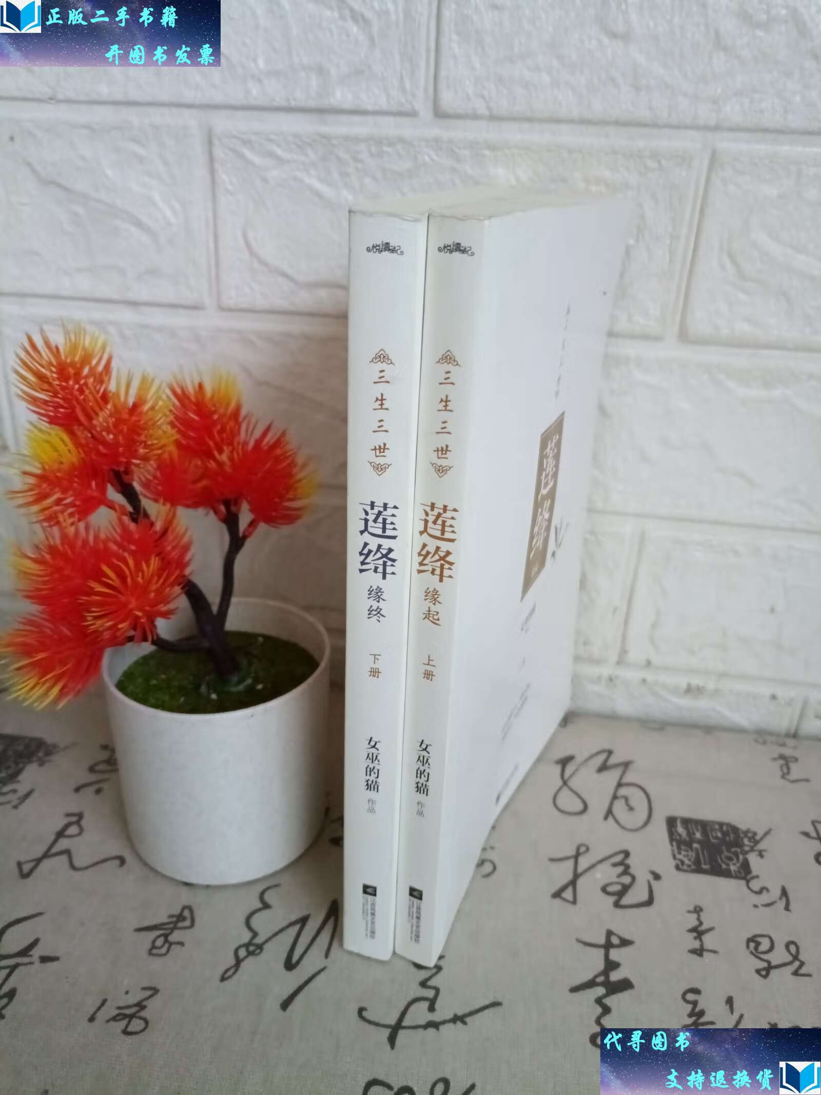 【二手9成新】莲绛·缘终(上下) /女巫的猫 江苏文艺