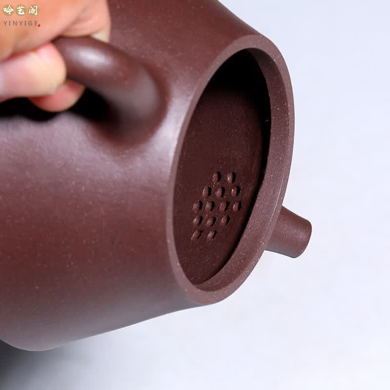 吟艺阁高档紫砂壶套装家用送礼泡茶壶传统孔礼盒装宜兴手工整套茶具 蕴瓢套装十件套 240ml