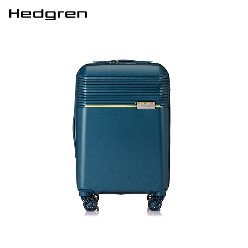 Hedgren海格林20英寸行李箱男女万向轮拉杆密码箱大容量结实耐用HLNO01 蓝色183 20寸