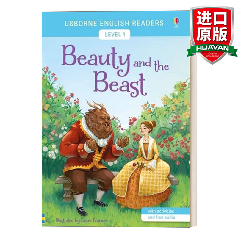 English Readers Level 1 Beauty and the Beast 分级阅读1 美女与野兽 英文版 进口英语原版书籍