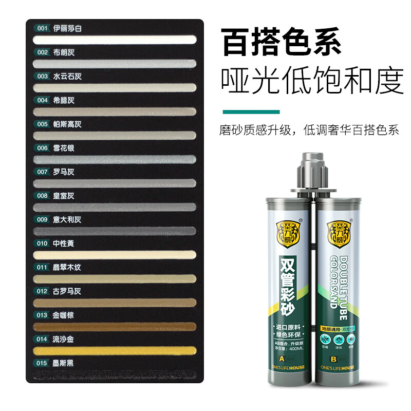 双管彩砂美缝剂圣力威环氧彩砂瓷砖地砖卫生间阳台填 伊丽莎白