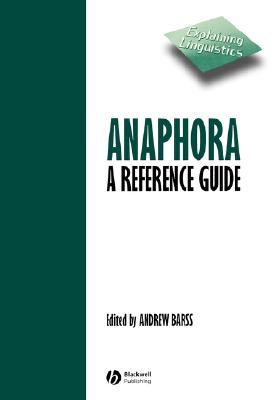 预订anaphora - a reference guide