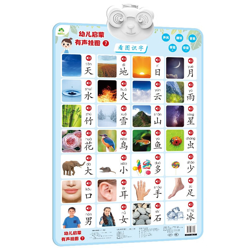 幼儿启蒙有声挂图7  看图识字
